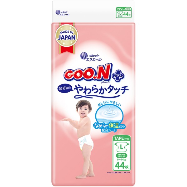 Фото - Одноразовые подгузники Goo.N Plus 9-14 кг размер L 44 шт. (21001498)